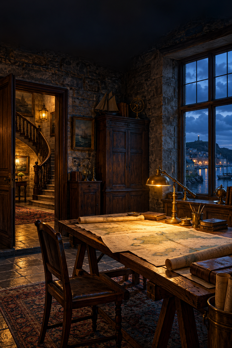 The Map Room Stairs