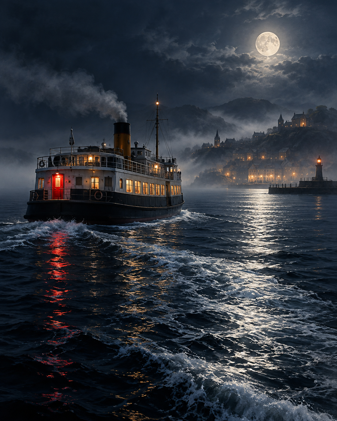 The Midnight Crossing — Illustrated Mystery Game