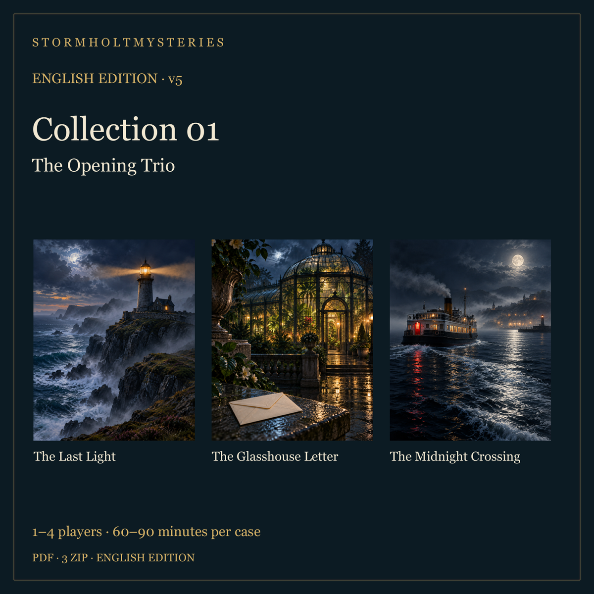 Stormholt Mysteries — Collection 01: The Opening Trio