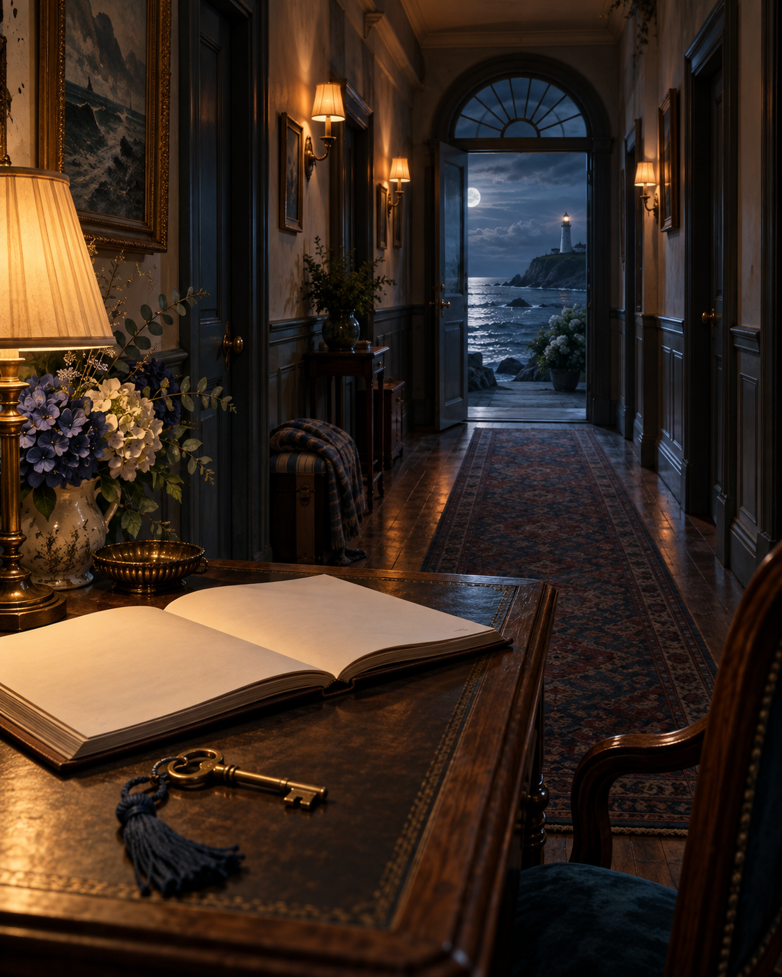 The Room Without a Guest — Illustrated Mystery Game